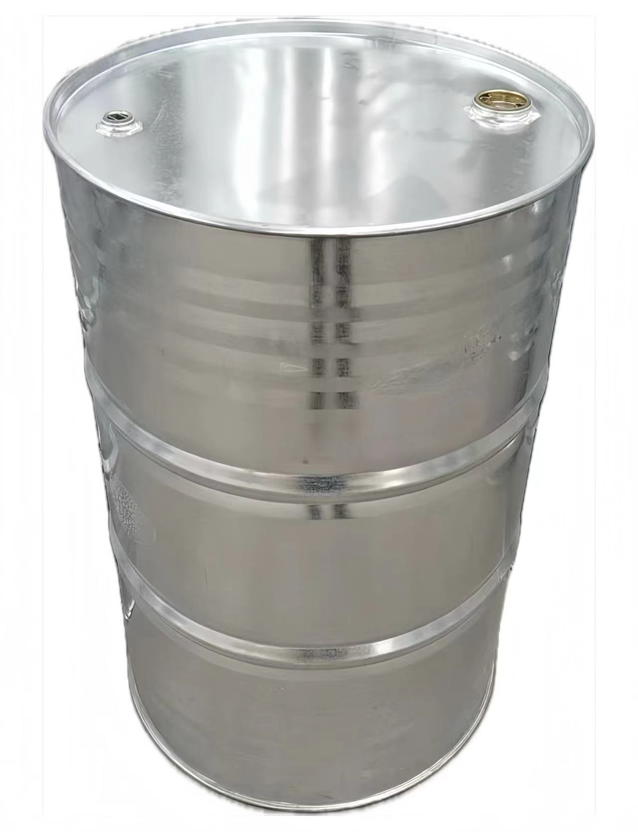 Closed galvanized bucket